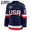 USA Trikot 4 Nations Face Off 2025 Fanatics Premium Adam Fox Navy - Kinder